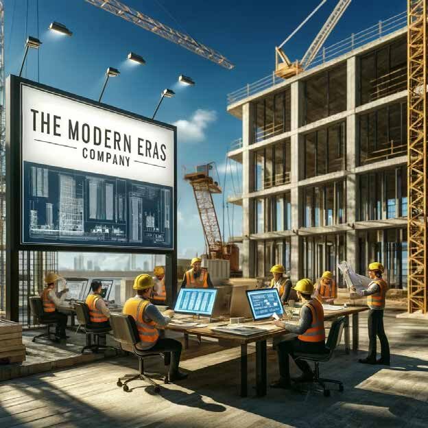 The Modern Eras Company site team at work