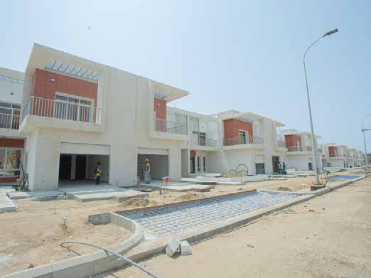 Completed villas at the KAUST housing development in Thuwal